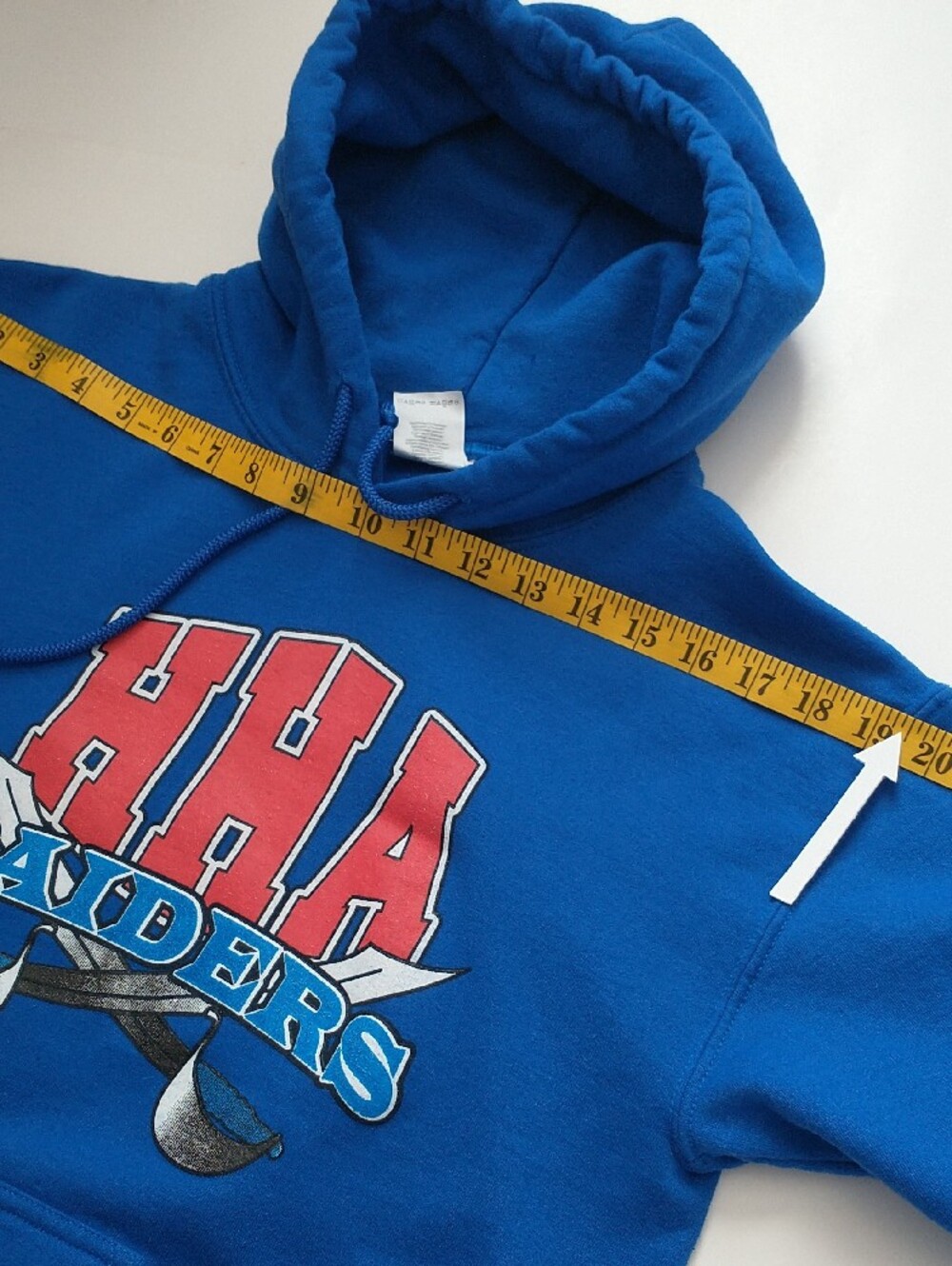 GILDAN Heavy Blend Blue Men's Sweatshirt. SIZE S - Picture 10 of 12